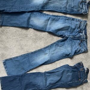 Lucky lot of jeans size 6/28 ankle/short 3 pairs bootcut 1 pair straight.